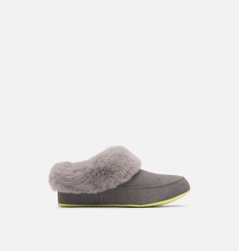 Womens Slippers Grey - Sorel Go™ - Coffee Run - 489210-NCT